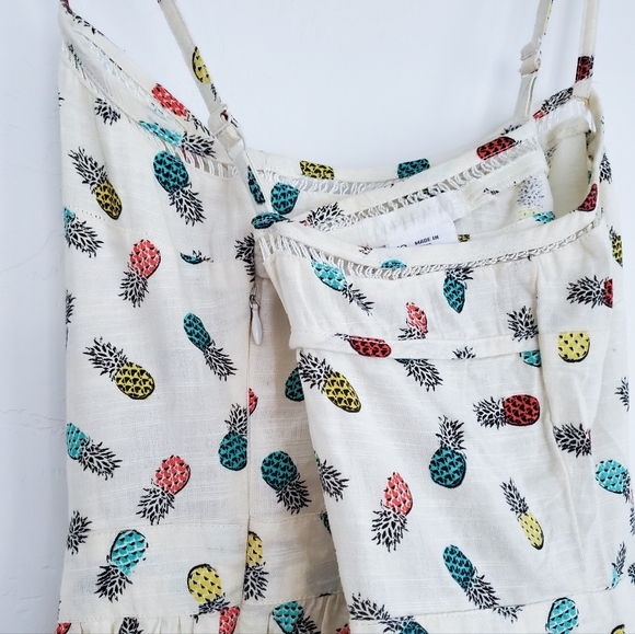 Stylish White Patterned Summer Dress - Picture 7 of 7